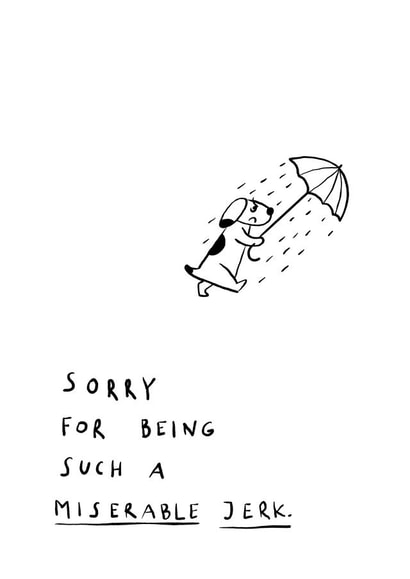 sorry miserable Sorry Card 17930 created by Teresa Kendel