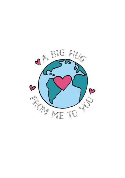 big hug Love & Friendship Card 5864 created by Eskimo Kiss Designs