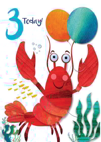 3 Child Birthday Card 2317 created by Rocket68