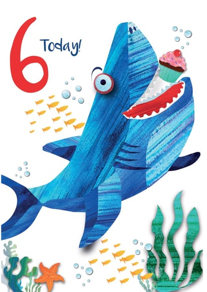 6 Child Birthday Card 2319 created by Rocket68