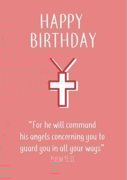 adult typography Birthday Card 16747 created by Christian Gift Store
