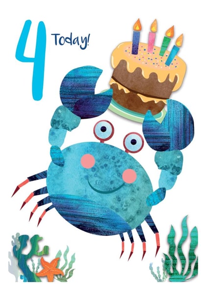 4 Child Birthday Card 2320 created by Rocket68