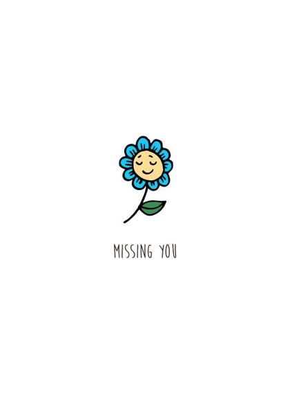 flower miss you Card 23209 created by Aysha Samrin