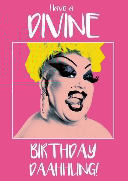 divine birthday divine Birthday Card 28068 created by Simon Paulson