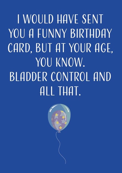 bladder control Card 16106 created by Jess Harrison