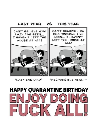 quarantine isolation Card 36448 created by Big Kid