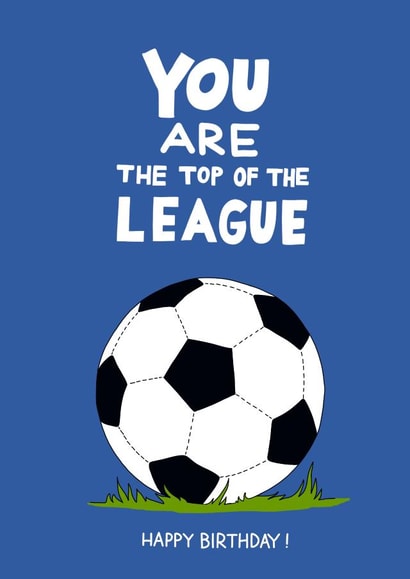 football league Birthday Card 3356 created by Kasia Cards