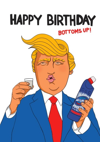 Trump themed card created by Kasia Cards