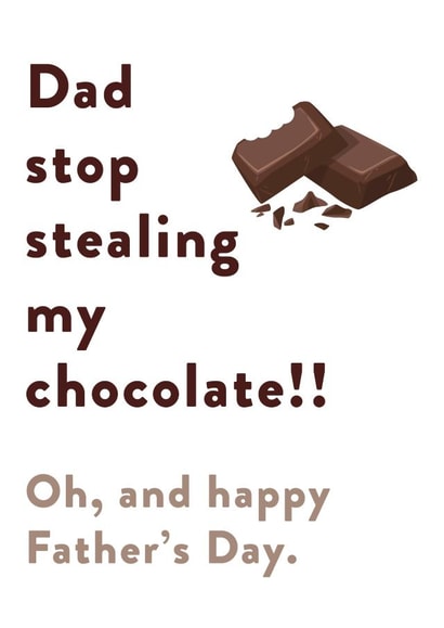 dad stop Father's Day Card 42776 created by Mr Cat