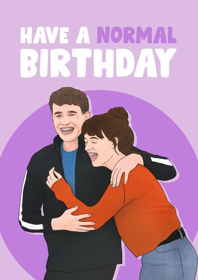 normal people tv show Birthday Card 10106 created by Hey Huns It's Nicole