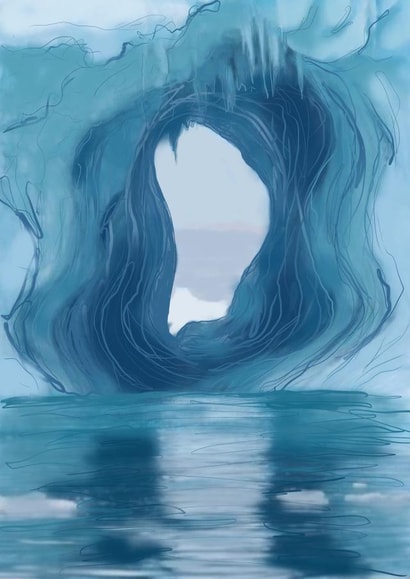 Jökulsárlón Iceland Card 26492 created by Sonia Nicolson