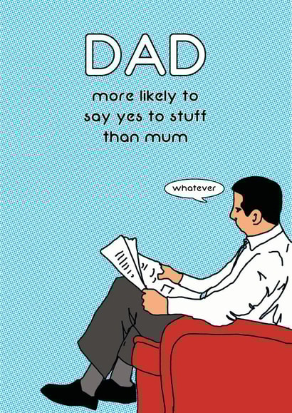 dad more Father's Day Card 9836 created by Cat Flap Cards