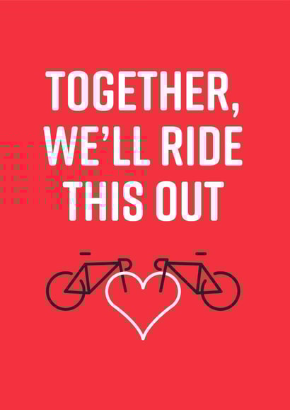 together we'll Love & Friendship Card 11642 created by The Sunday Cyclist