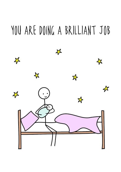 new mum doing New Baby Card 17873 created by Hurrah For Gin