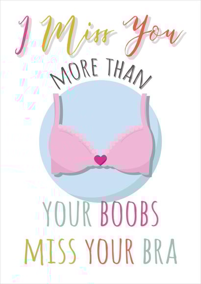 miss you Just because Card 17530 created by Wendy Finn