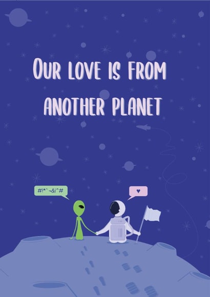 our love Anniversary Card 18150 created by Iris Royo