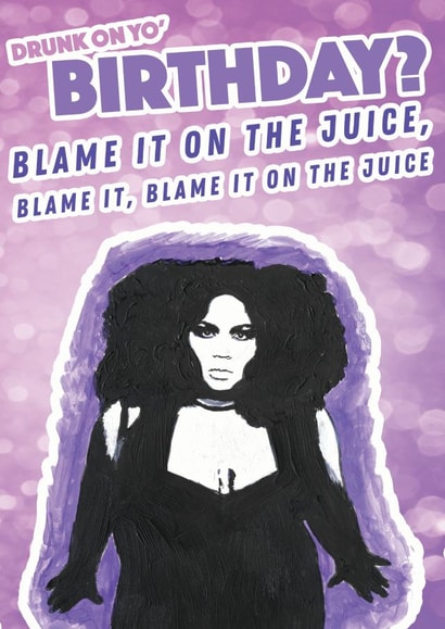 Lizzo Juice Card 42879 created by Steve Light