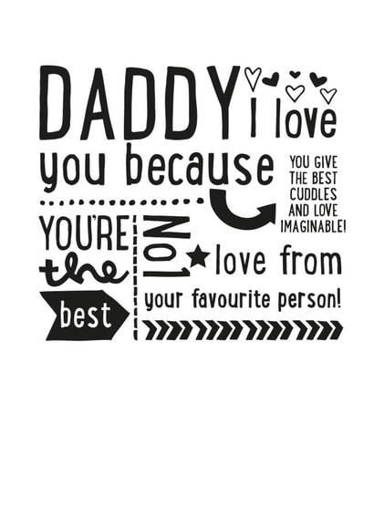 daddy I Father's Day Card 32143 created by Jodie Gaul & Co