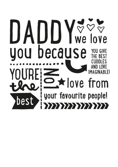 we love Father's Day Card 32144 created by Jodie Gaul & Co