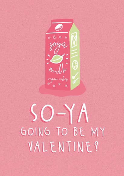 soya going Valentines Day Card 18211 created by Louise Genova