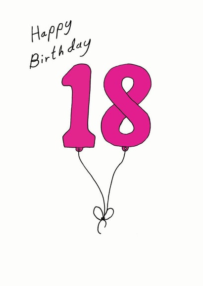 18 18th Birthday Card 7070 created by A Ray of Sunshine Cards