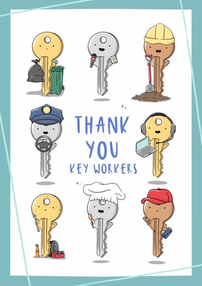 keyworker thank you Thank You Card 42536 created by The Tipsy Turtle