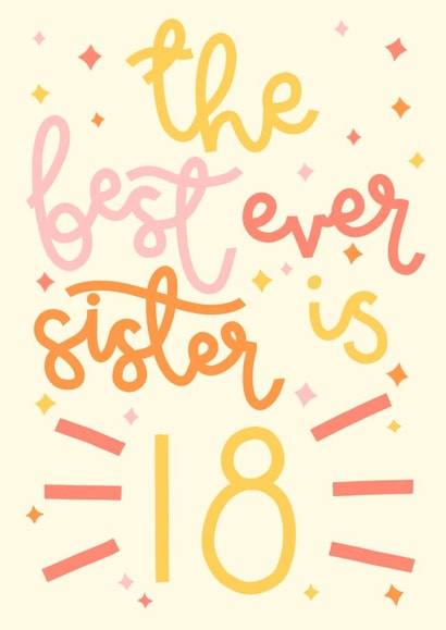 The Best Sister is 18 created by Oh, Laura
