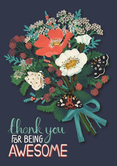 adult traditional Thank You Card 16340 created by Made by Burbs