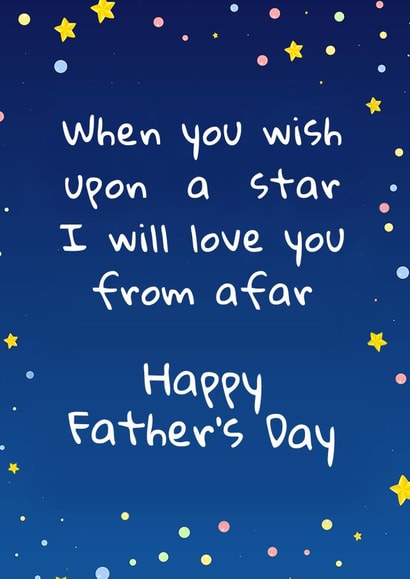 heartfelt star Father's Day Card 37534 created by Lou Lou 