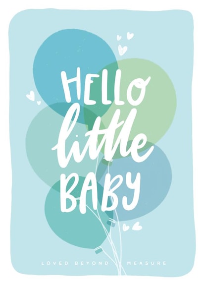 new baby baby New Baby Card 18050 created by katie illustrated