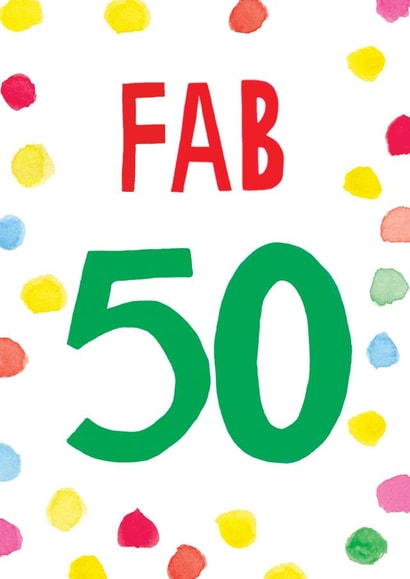 50 50th Birthday Card 17676 created by Earlybird