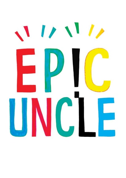 epic uncle Birthday Card 17677 created by Earlybird
