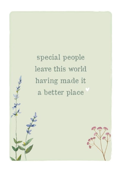 grief bereavement Sympathy Card 15202 created by Mad Philomena