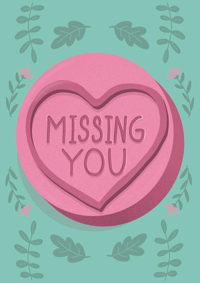 Miss you Missing you Love & Friendship Card 18262 created by Fab Bab