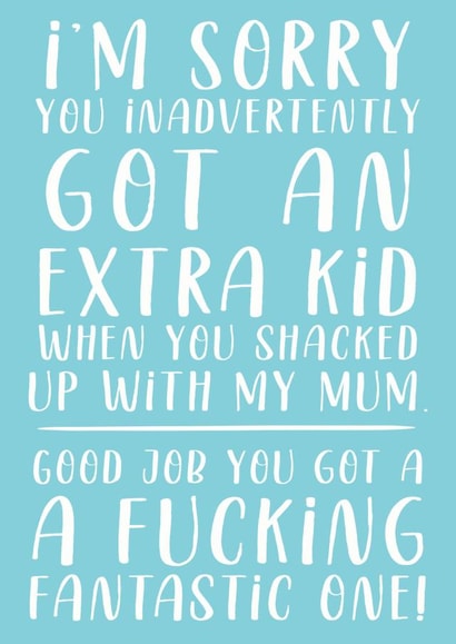 Step-dad Father's Day card created by Emma Maddocks