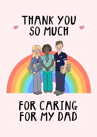 thank you carer Thank You Card 31916 created by Hello Hatty