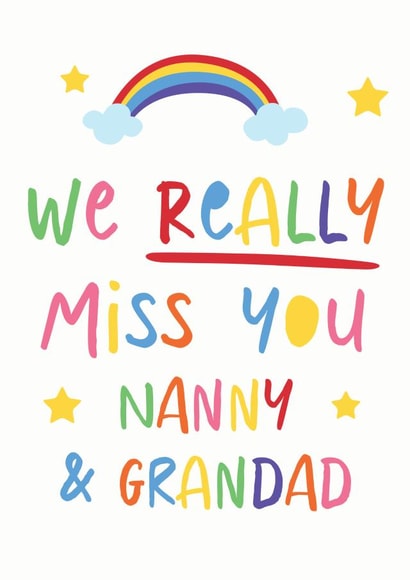 grandparents grandma Just because Card 4819 created by Hello Fridays Studio