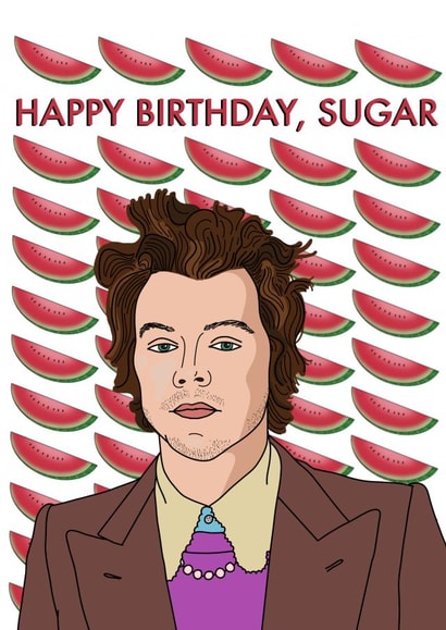 harry styles Birthday Card 17246 created by Drawgina
