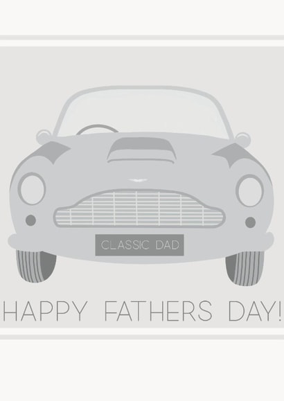 classic car Father's Day Card 17571 created by Ivy Lemon