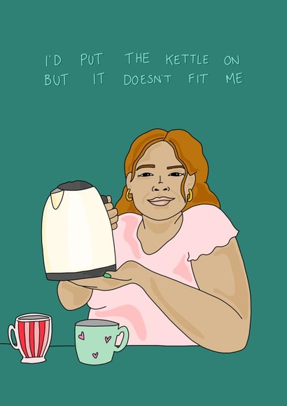 funny humour Just because Card 18318 created by Constance Dales