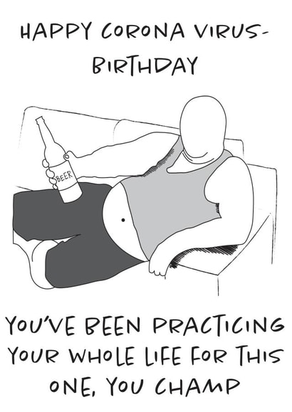 Coronavirus Covid-19 Card 40075 created by Billy Goldsmith