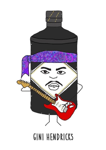 gini hendricks jimmi hendricks Birthday Card 8944 created by Of Life & Lemons Ltd.