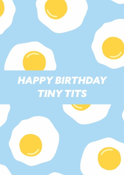 Happy Birthday Tiny Tits Card created by Ellie Fflur Studio