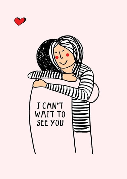 miss you hug Love & Friendship Card 9487 created by Hello Hatty