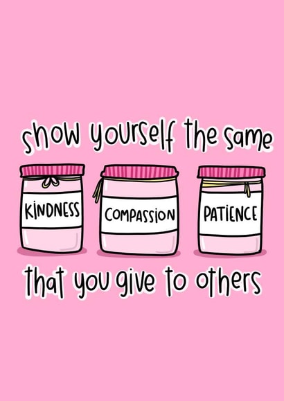 mental health kindness Just because Card 13870 created by Mellow Doodles