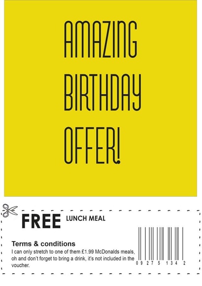 amazing offer Birthday Card 17602 created by Greeting Disorder 