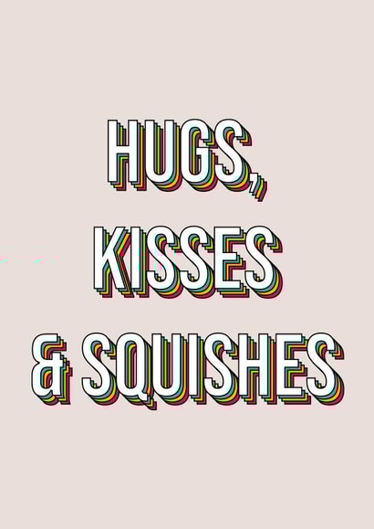 hugs kisses Love & Friendship Card 18286 created by Shannon