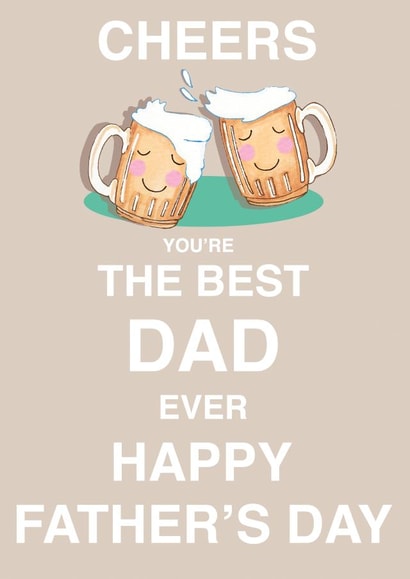 cheers best Father's Day Card 25210 created by Siobhan at april rose