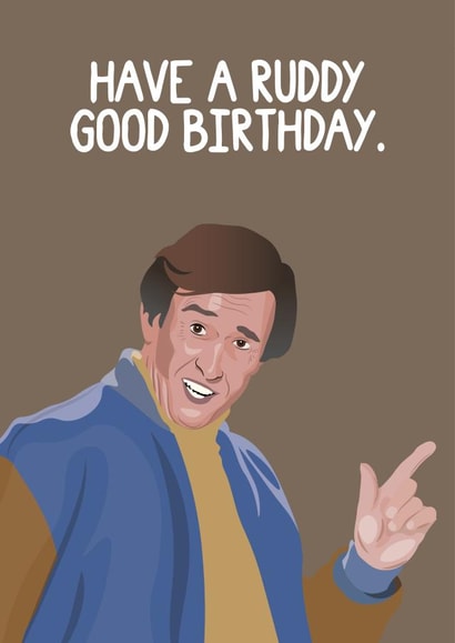 Alan Partridge Steve Coogan Birthday Card 13591 created by Scott Harris