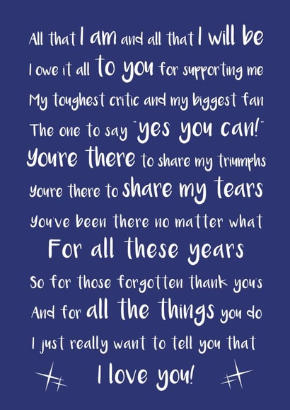 I Love You Mum/Dad created by Rhymes To Remember